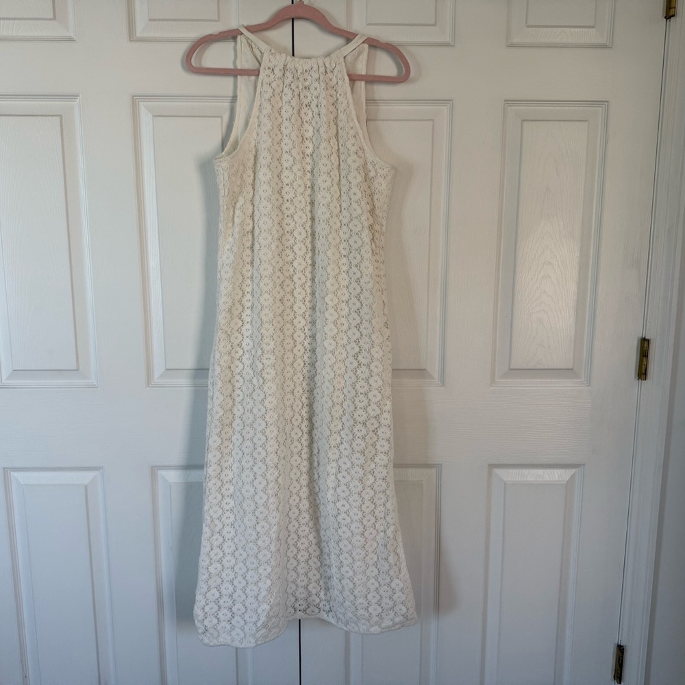 Target White Sleeveless Halter Sundress
